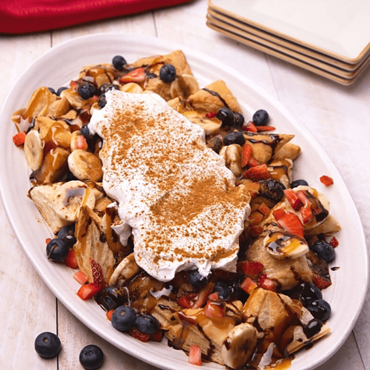 Cinnamon Sugar Dessert Nachos