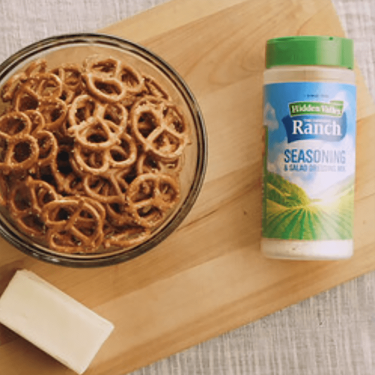 Hard Ranch Baked Pretzels - Hidden Valley