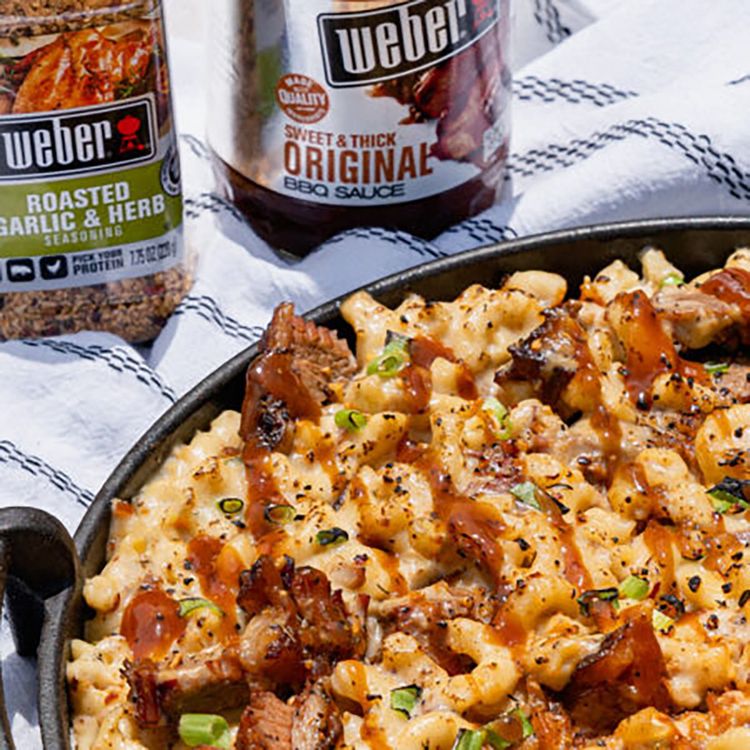Smoked Brisket Mac and Cheese - Weber