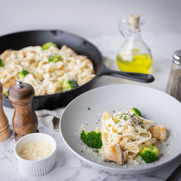 One Tray Alfredo Pasta - Urban Meadow