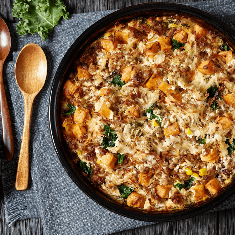 Ground Turkey Sweet Potato Casserole - Urban Meadow