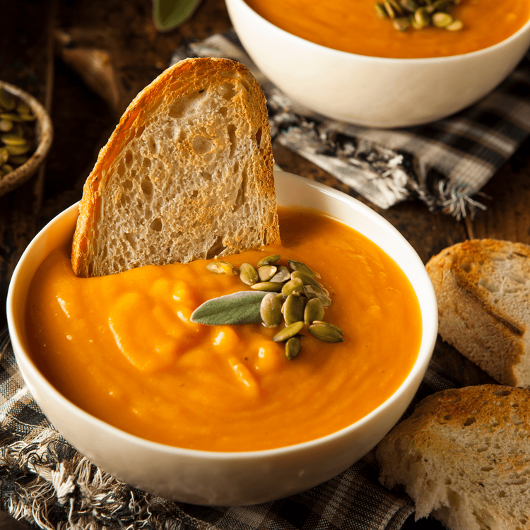 Slow Cooker Butternut Squash and Sweet Potato Soup - Urban Meadow