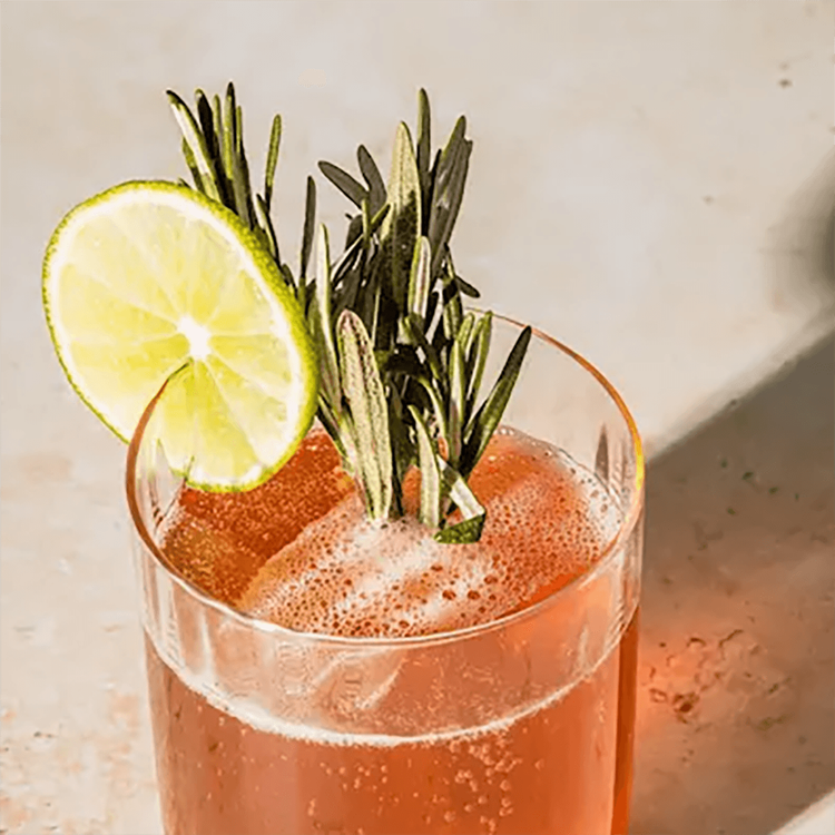 Tangerine Temptation Mocktail - Topo Chico