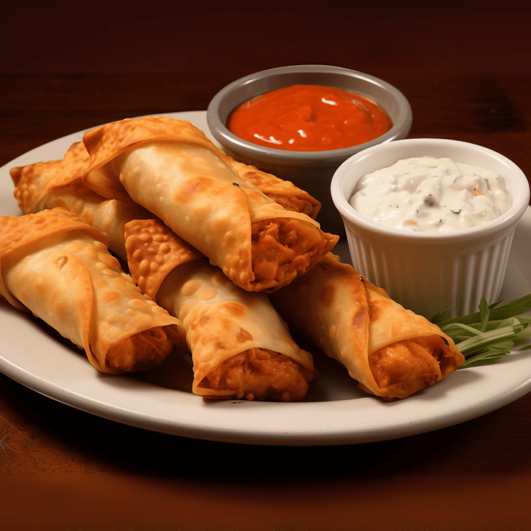 Buffalo Chicken Eggrolls - Urban Meadow