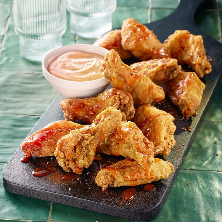 Cajun Wings with Dip - Wesson
