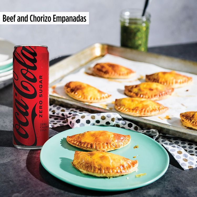 Beef and Chorizo Empanadas with Chimichurri - Liberty Coke