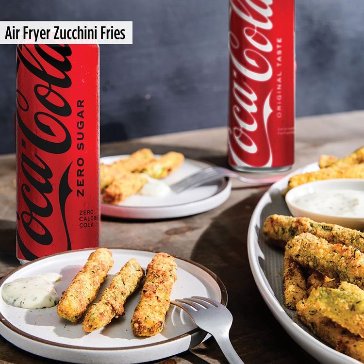 Air Fyer Zucchini Fries with Ranch - Liberty Coke