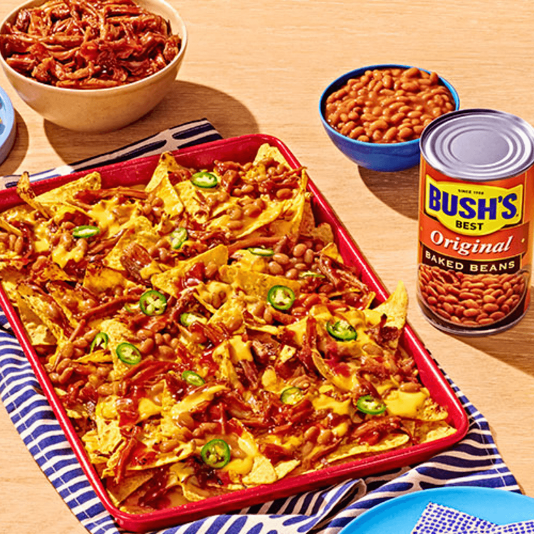 Barbecue Chicken Nachos - Bush's