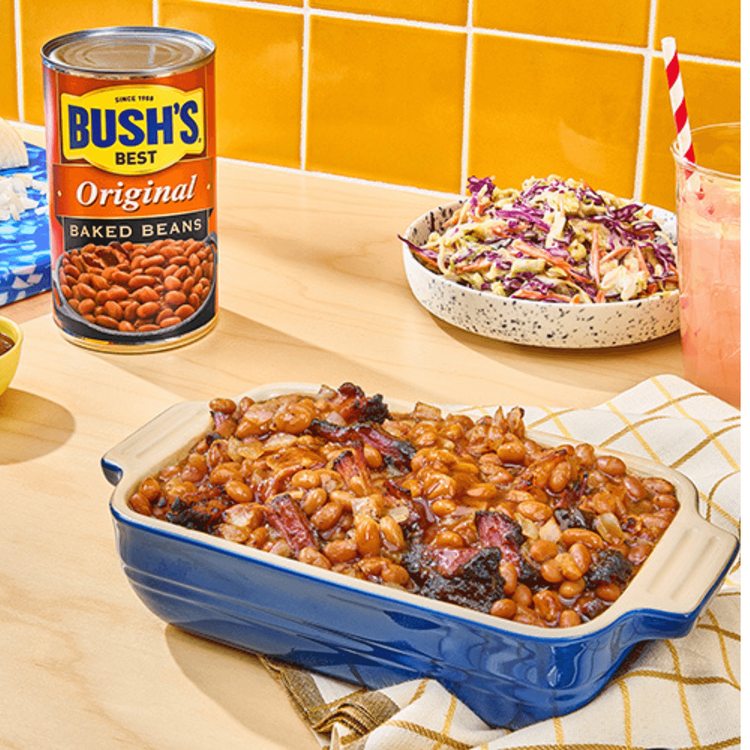 Original Baked Beans with Burnt Ends & Bacon - Bush's