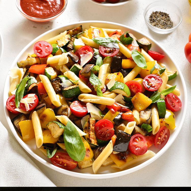 Ratatouille Pasta Salad - Urban Meadow
