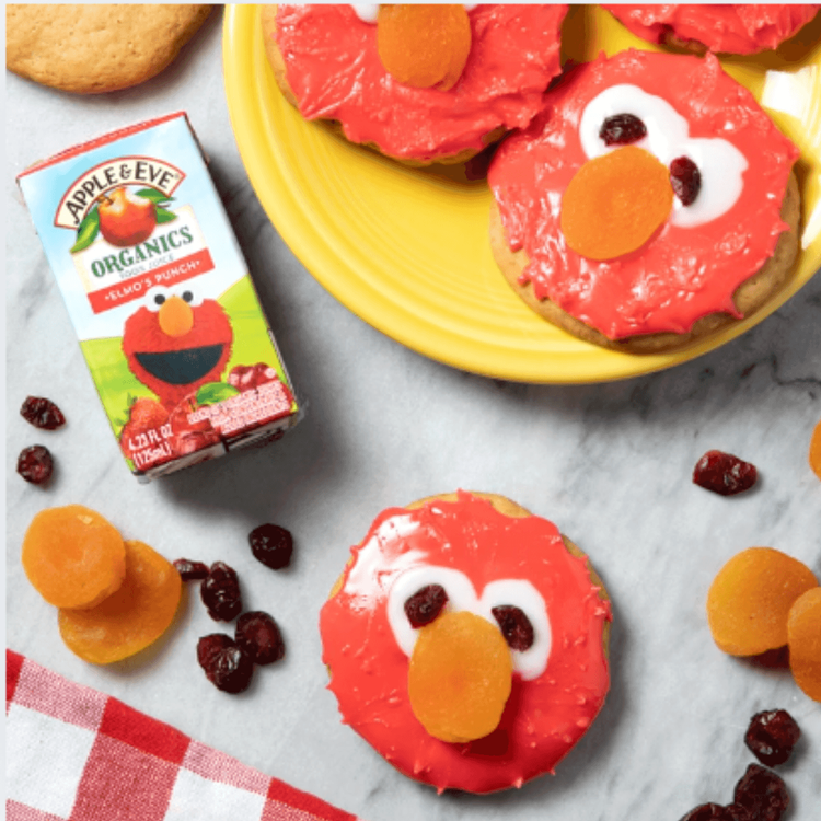 Elmo’s Birthday Cookies - Apple and Eve