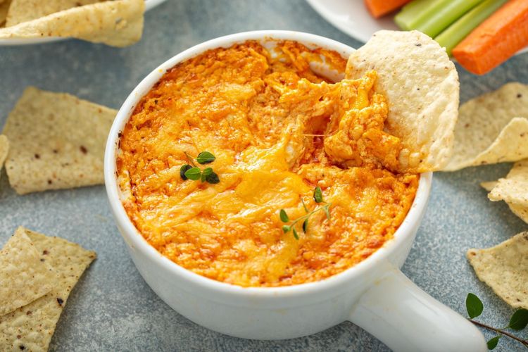Smoked Buffalo Chicken Dip