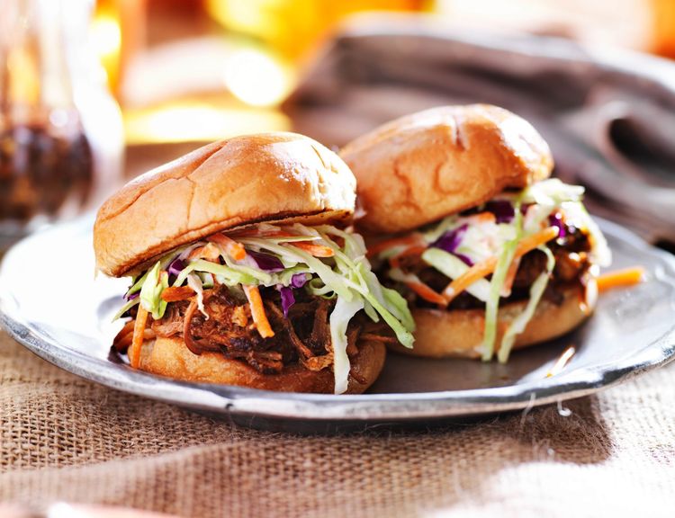 Smoked Pulled Pork Sandwiches