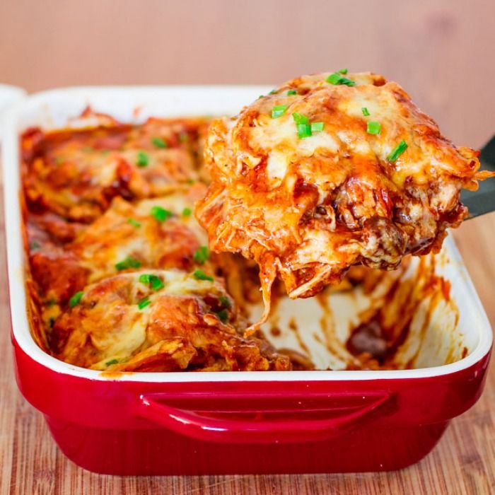 Chicken Enchilada Casserole Recipe | undefined | undefined