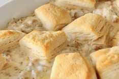 Biscuits & Gravy Casserole