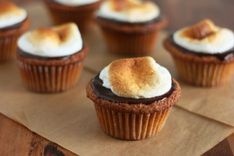 Campfire S'mores Cupcake