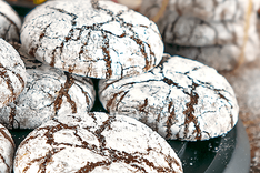 Chocolate Crackle Cookies