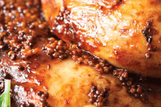 Grilled Honey Mustard Chicken Thighs