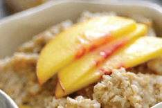Peaches & Cream Oatmeal