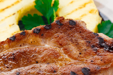 Pineapple Glazed Grilled Pork Chops