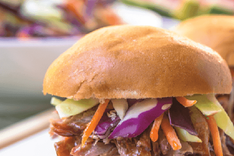 Super Sliders with Kickin' Coleslaw