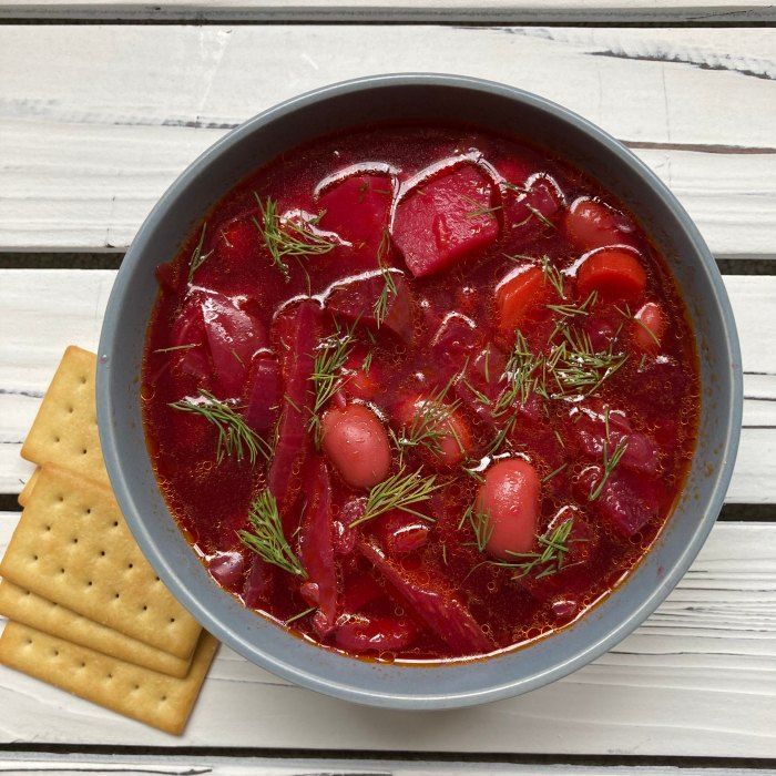 Beetroot Soup (Borscht) Recipe | undefined | undefined